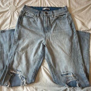 SO Light Blue Distressed Women’s Jeans